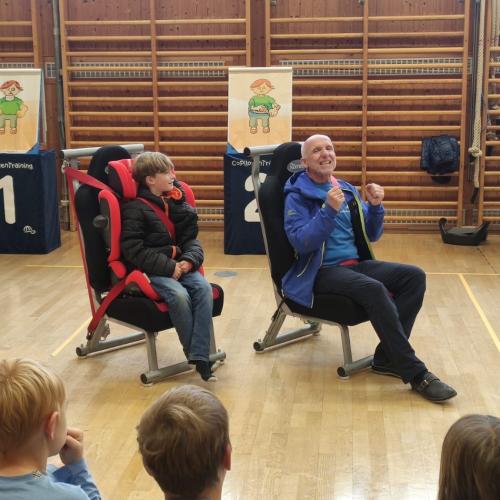 AUVA-Copilotentraining der 2. und 3. Klasse