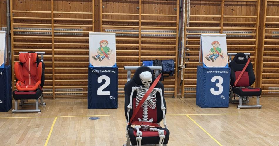 AUVA-Copilotentraining der 2. und 3. Klasse